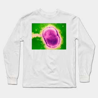 Neisseria meningitidis bacterium (B220/0582) Long Sleeve T-Shirt